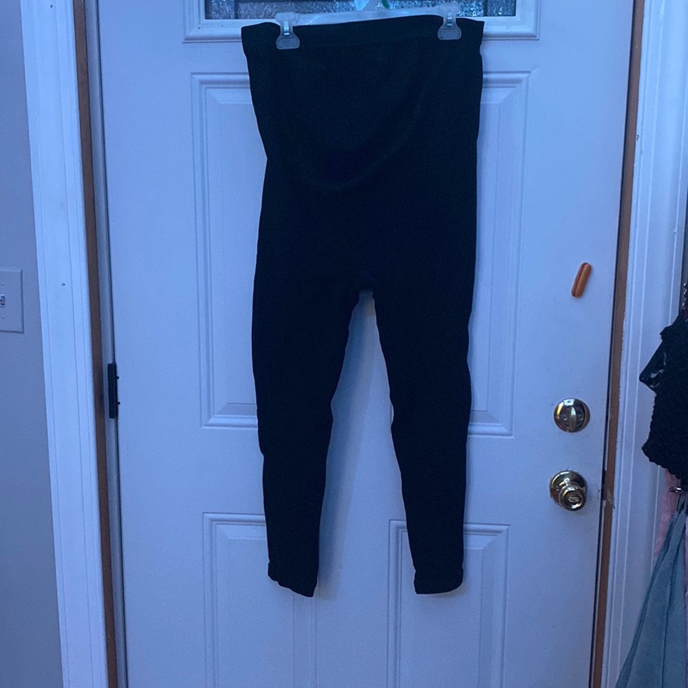 Maternity black leggings